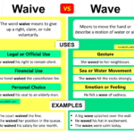 Waive vs Wave: Learn the Difference with Meanings
