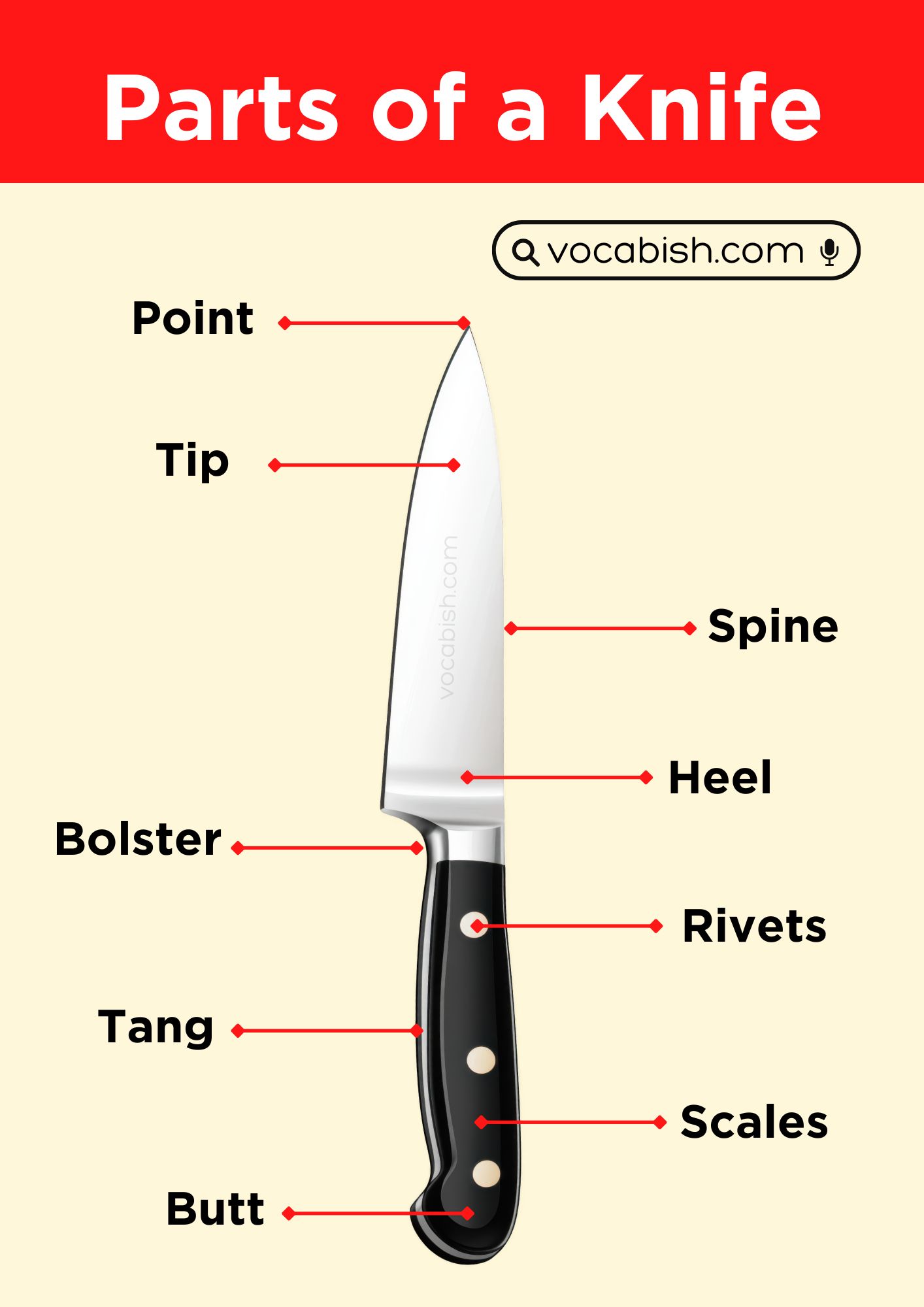 Parts of a Knife