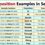 Preposition Examples