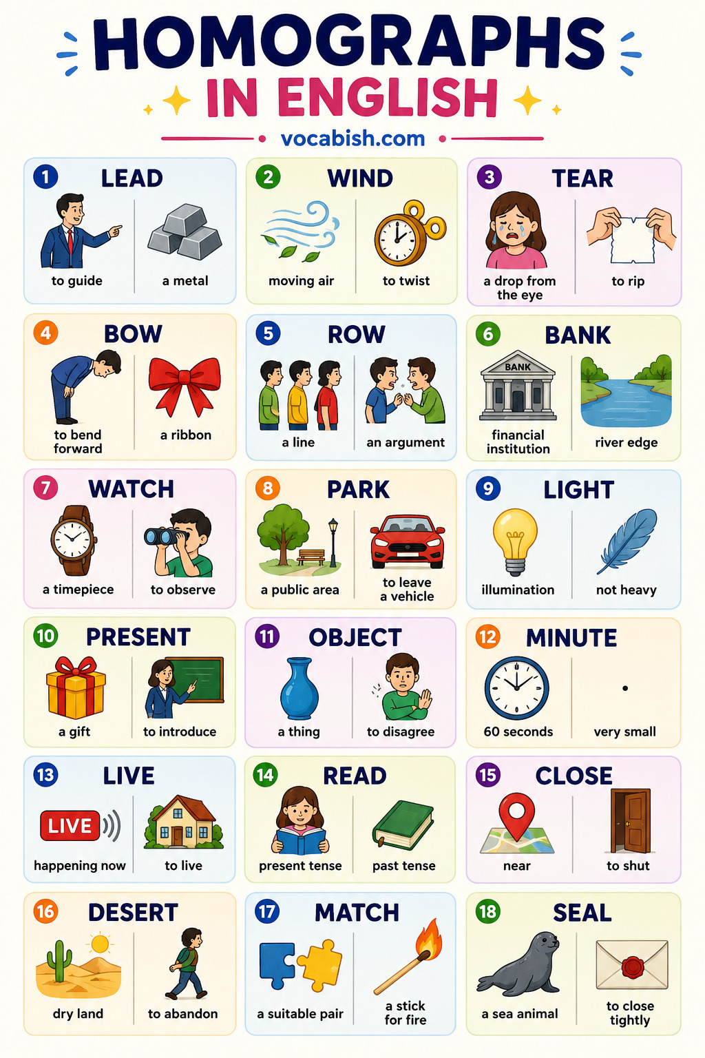 Examples of Homographs