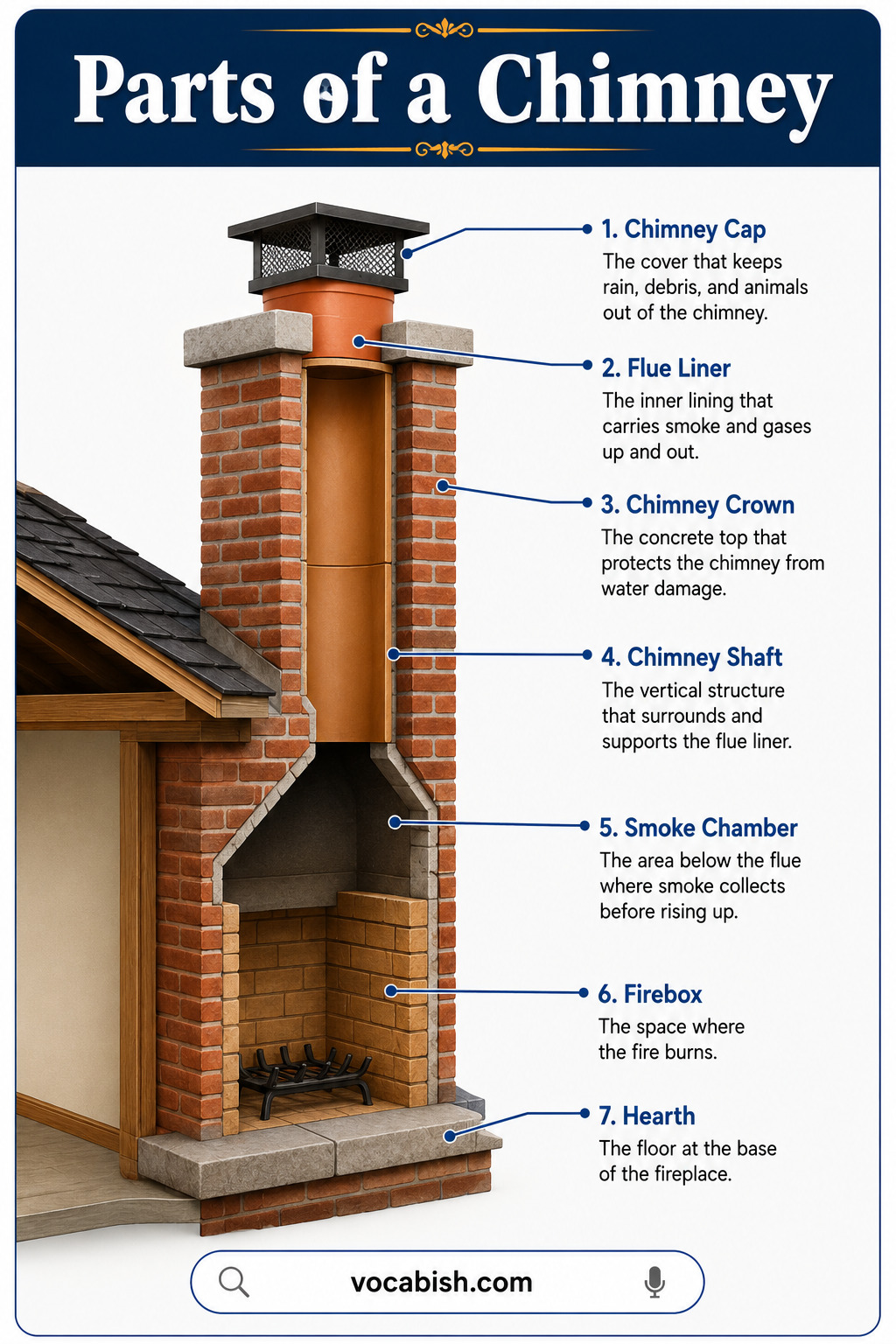 Parts of a Chimney Diagram