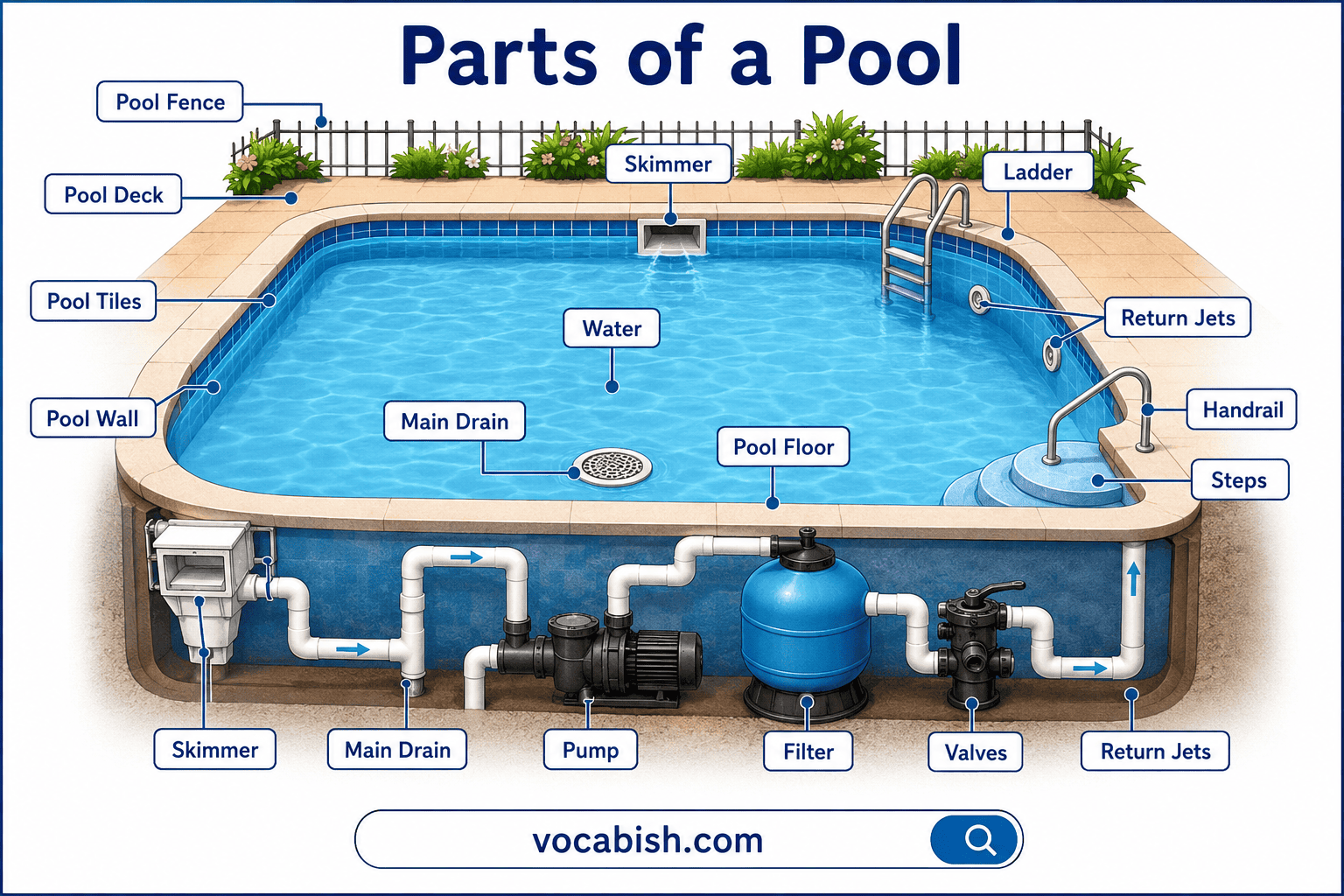 Parts of a Pool and Their Functions