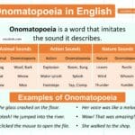 Onomatopoeia Definition and Examples