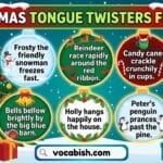 Christmas Tongue Twisters for Kids