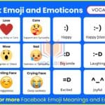 Facebook Emoji and Emoticons Meaning