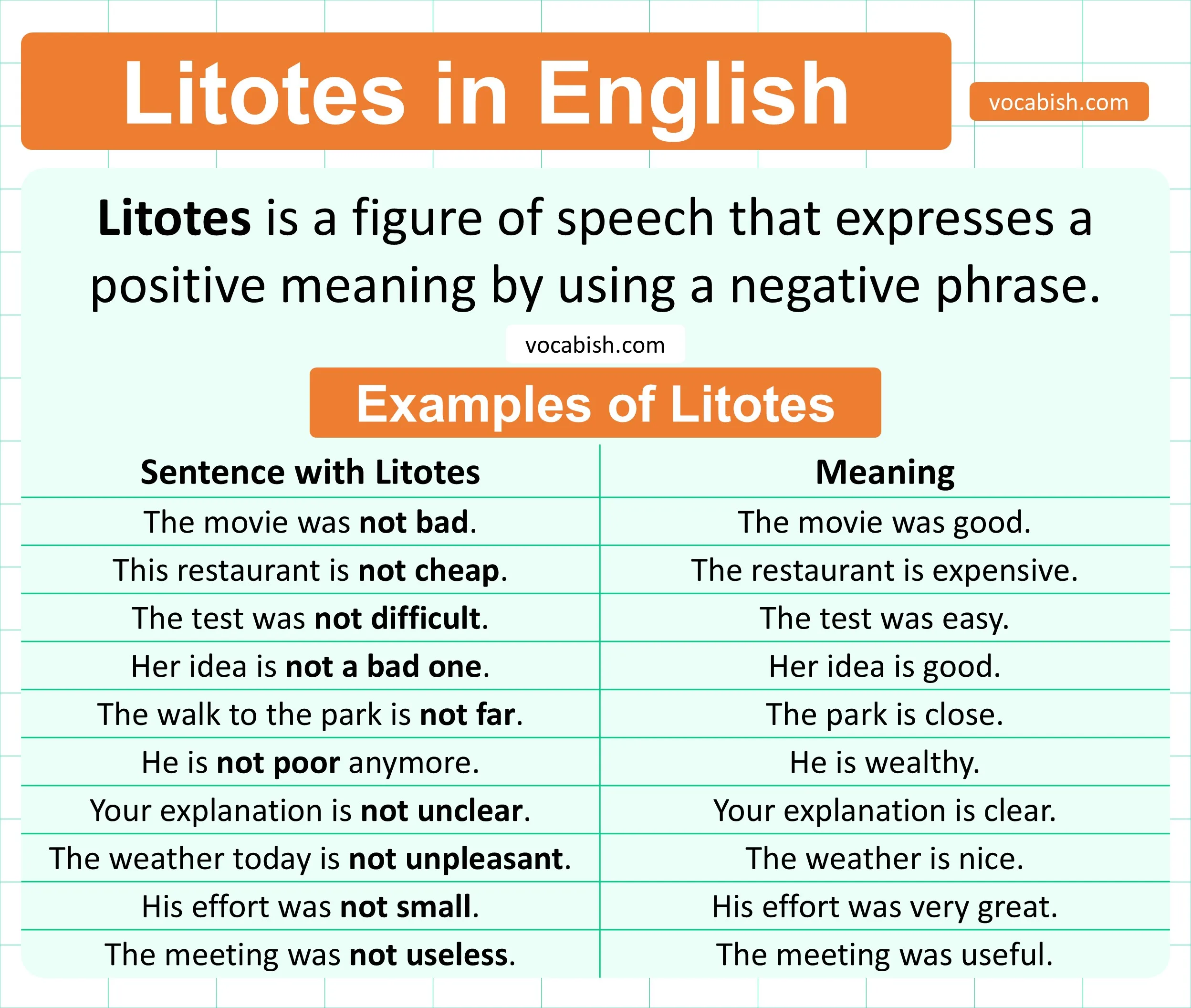 Litotes Definition and Examples