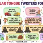 Popular Tongue Twisters for Kids in English