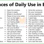 Sentences of Daily Use in English with PDF