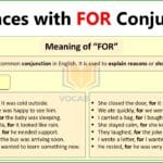 Sentences with For