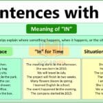 Sentences With In Conjunction