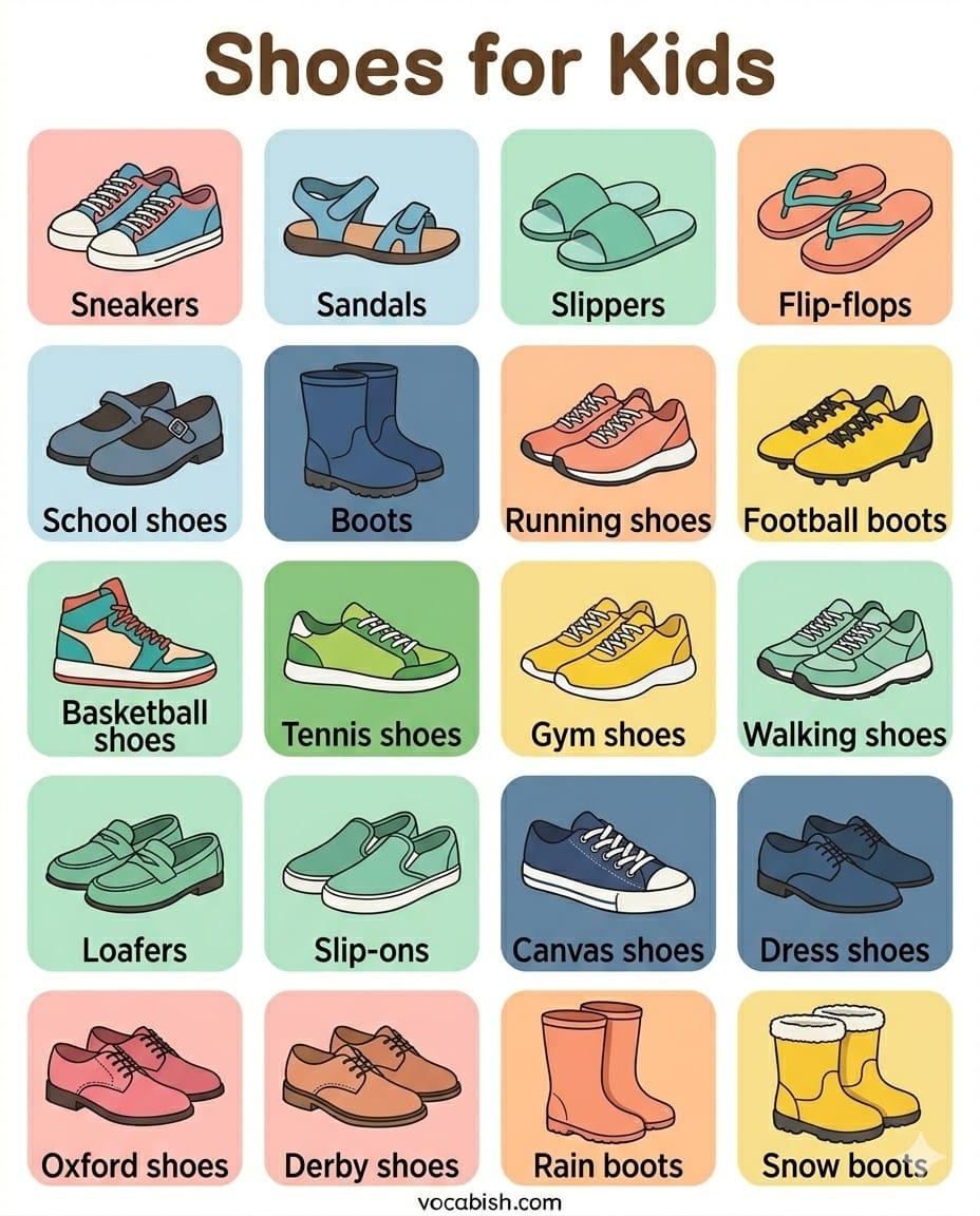 Shoes for Kids with Pictures