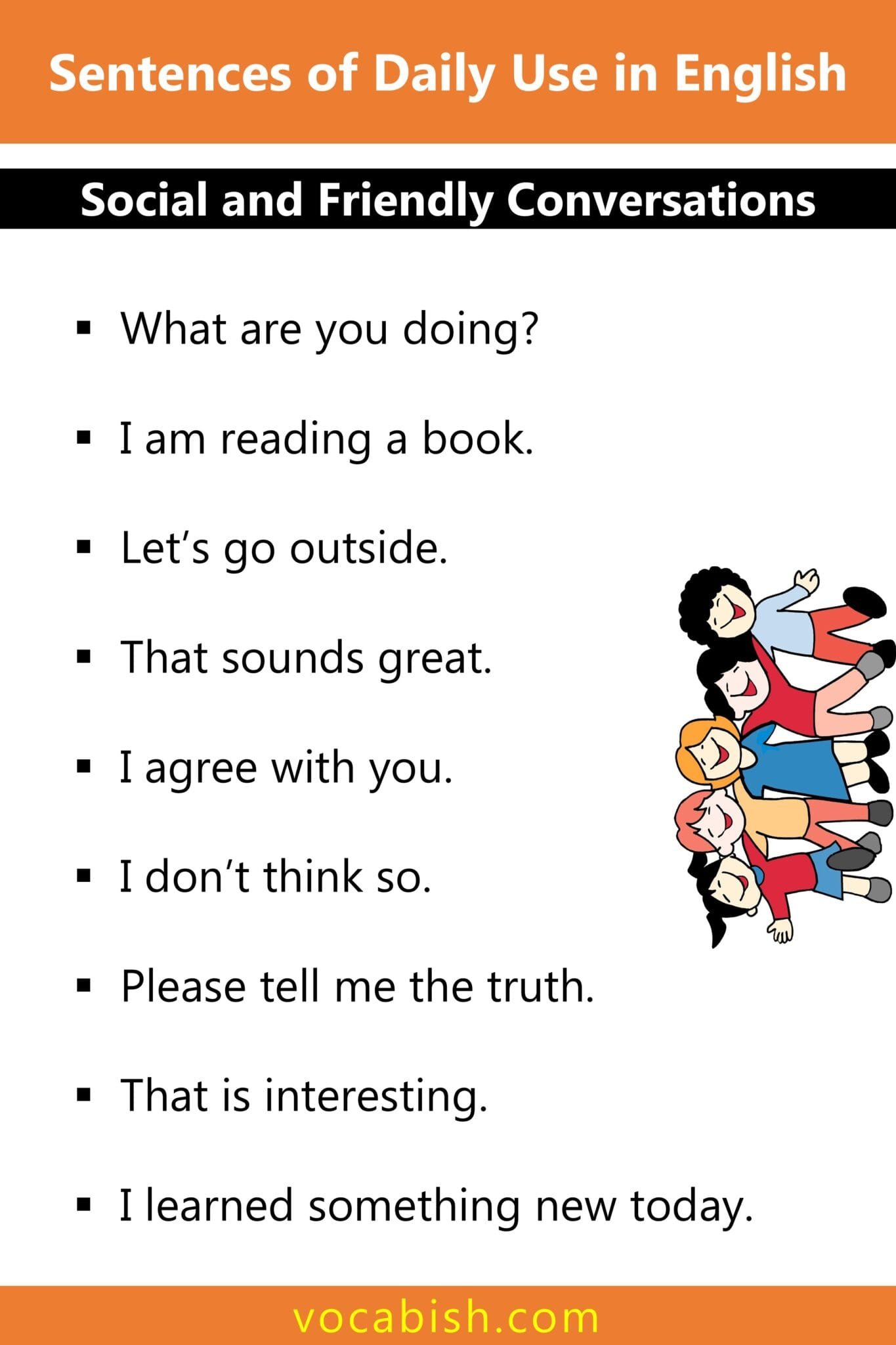 Sentence With The Word You 100 Sentences of Daily Use in English with PDF | Vocabish