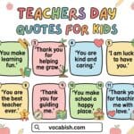 Teachers Day Quotes for Kids in English
