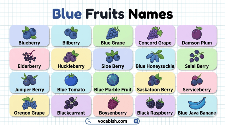 Blue Fruits Name with Uses