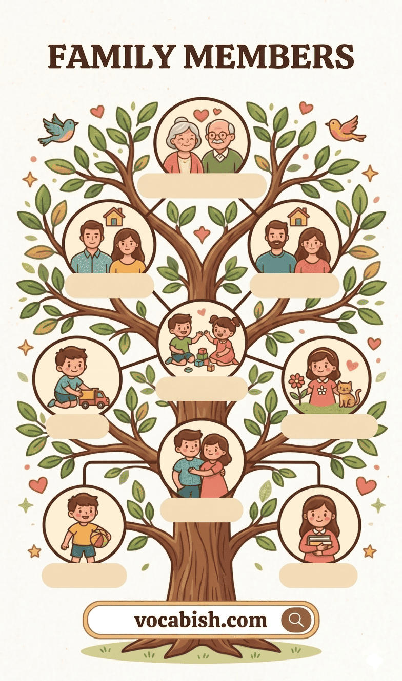 Family Tree for Kids Worksheet