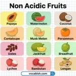 non acidic fruits honeydew melon cantaloupe fig dates