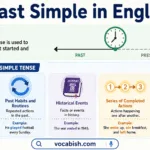 Past Simple Tense definition and examples showing completed past actions