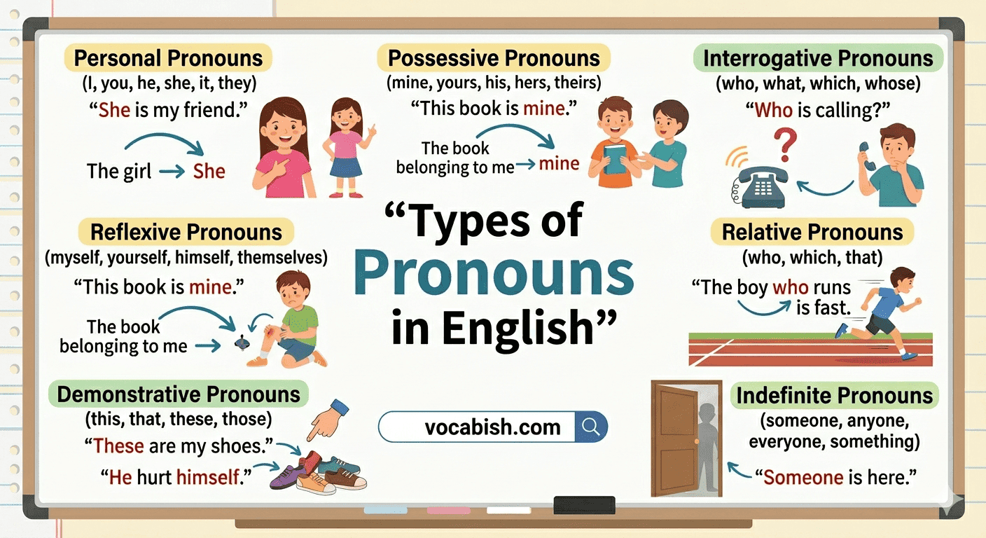 Pronoun Definition and Its Types with Examples