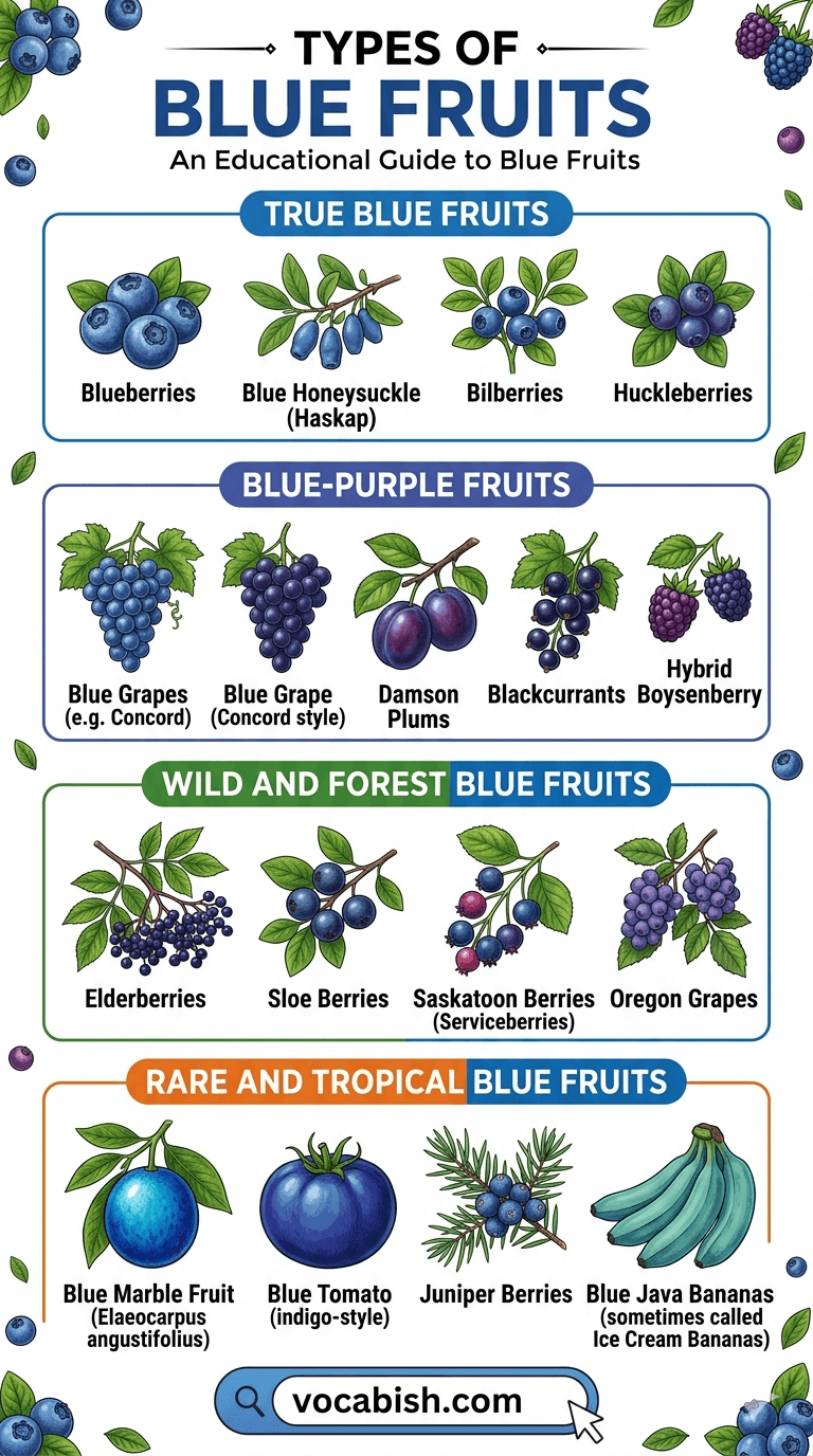 Types of Blue Fruits with Names