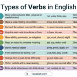 Verb and Their Types Explained with Examples