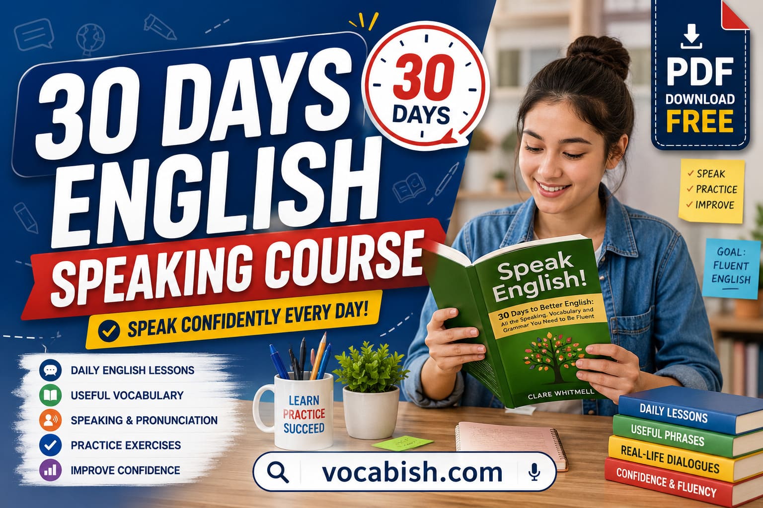 30 Days English Speaking Course PDF Book Download Free