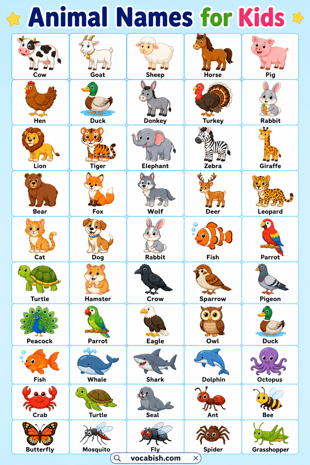 Animals for Kids with Pictures