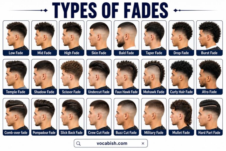Different Types of Fade Haircuts Explained with Pictures