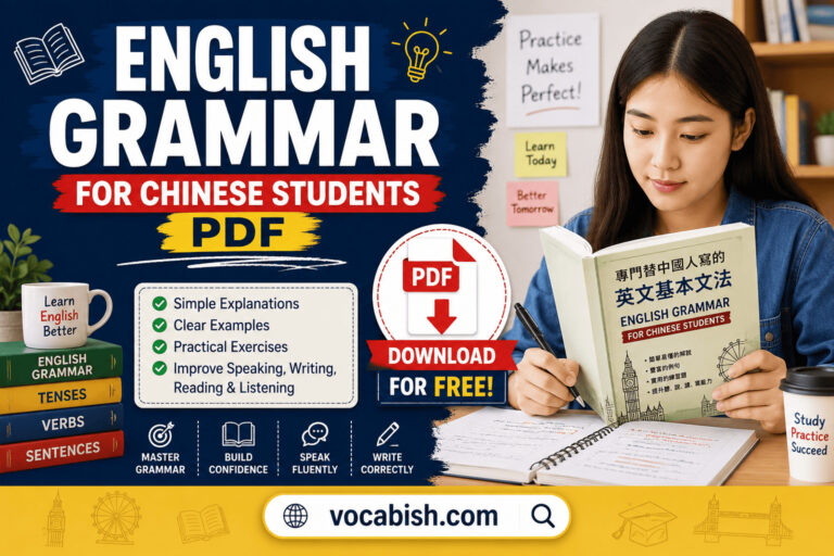English Grammar for Chinese Students