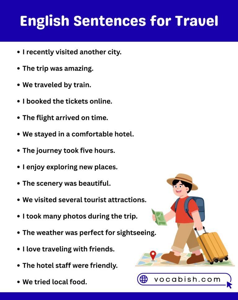 1000 Daily Use English Sentences for Practice with PDF | Vocabish