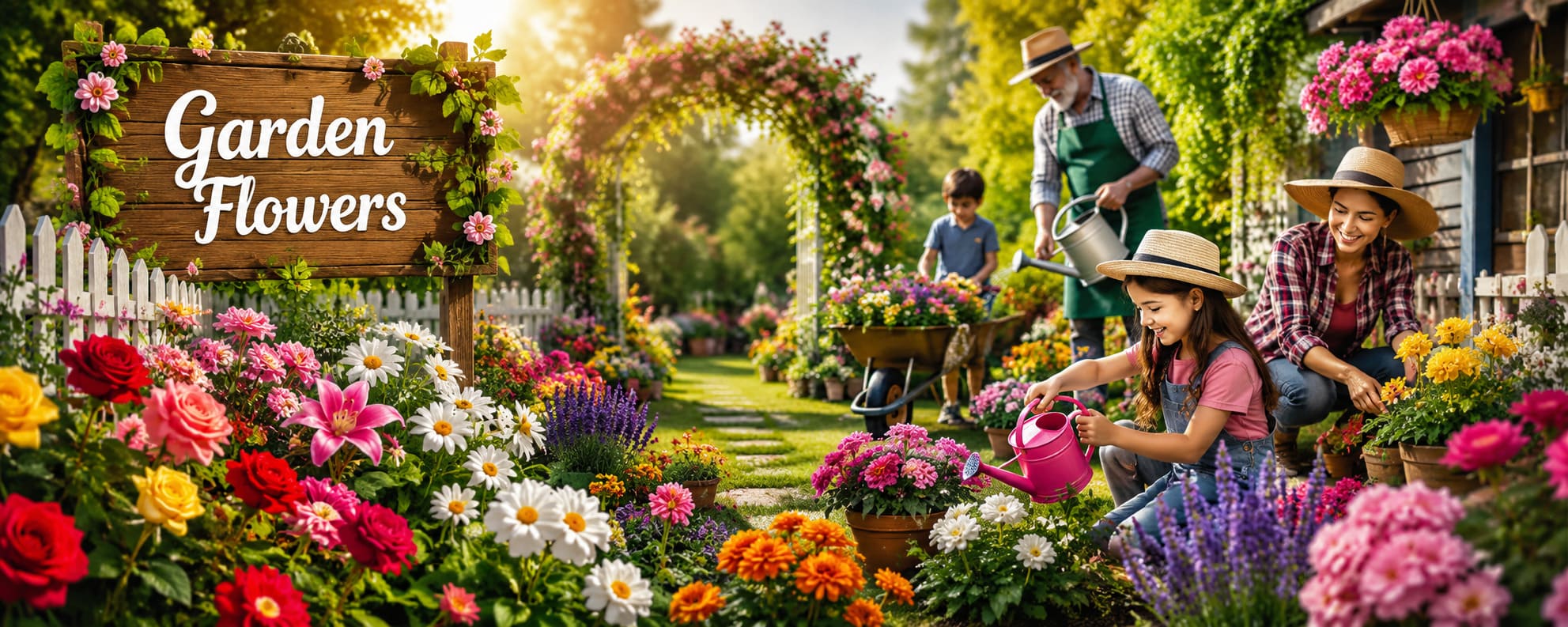 Garden Flowers Explained with Pictures