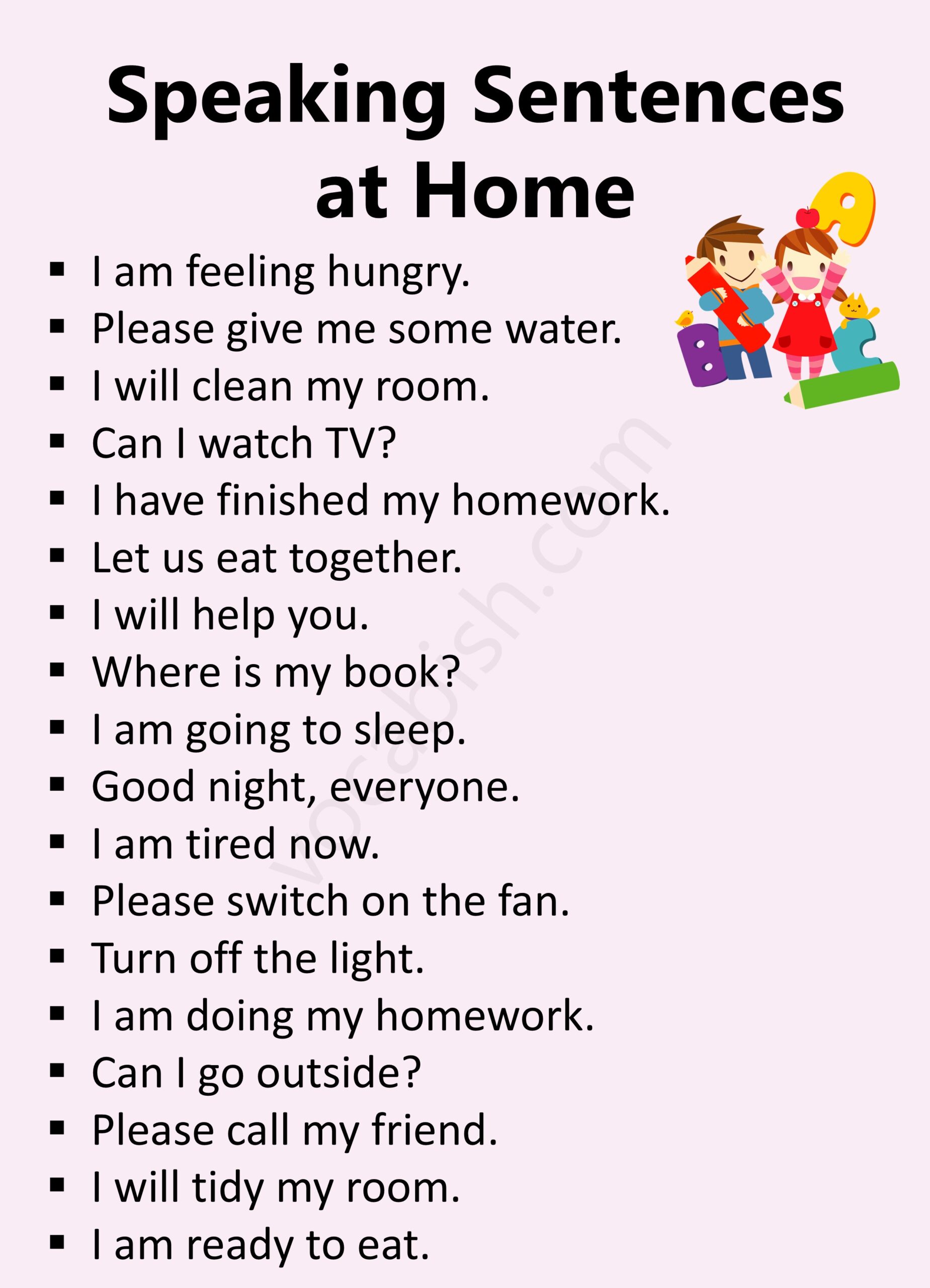 Grade 3 Sentences for Kids to Use at Home