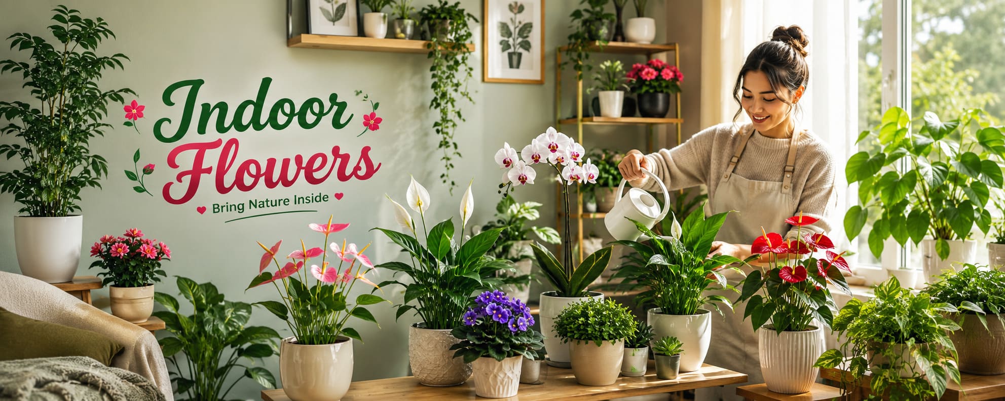 Indoor Flowers and Their Names with Pictures