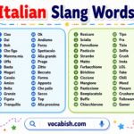 Italian Slang Words Explained with Meanings
