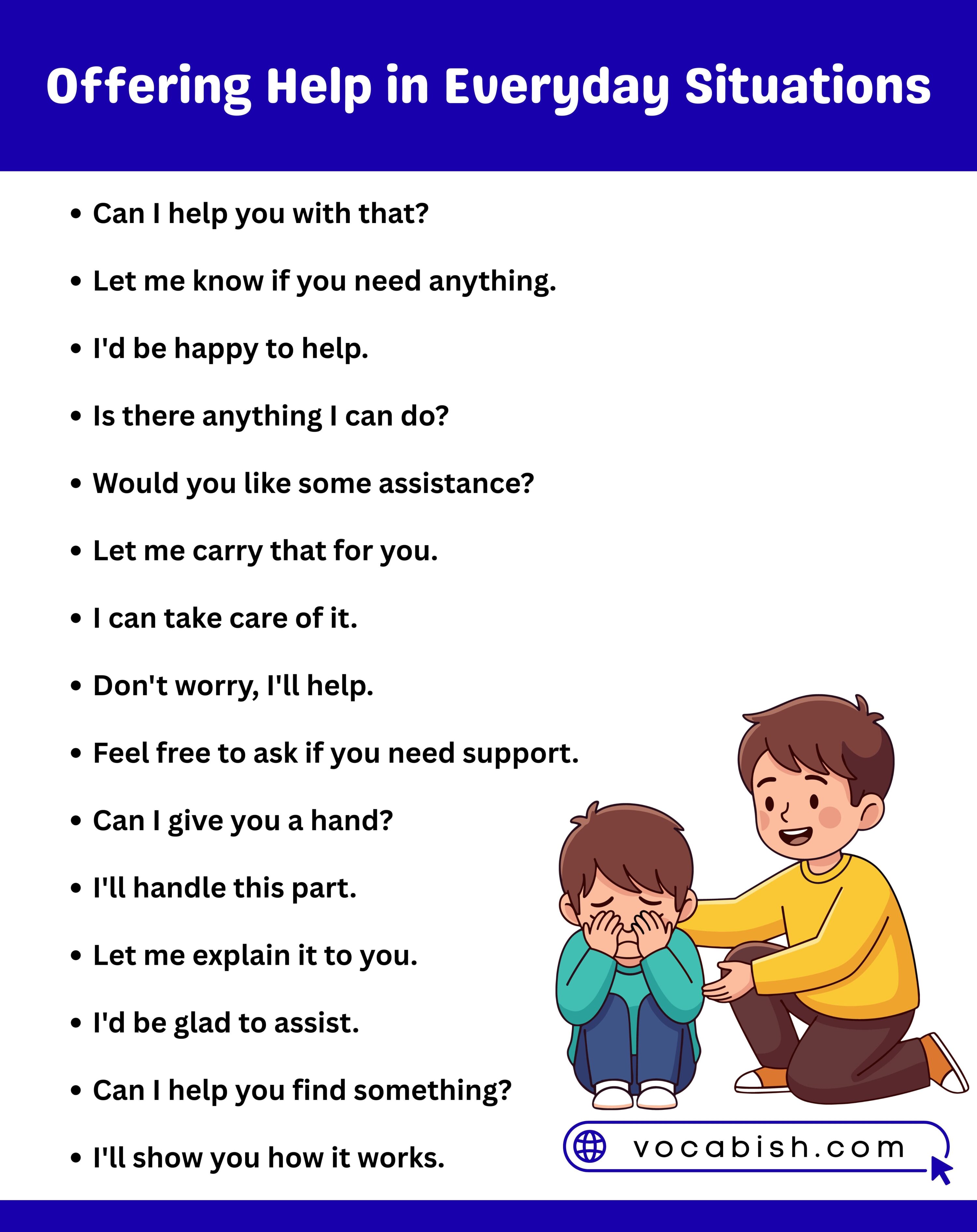 Offering Help in Everyday Situations