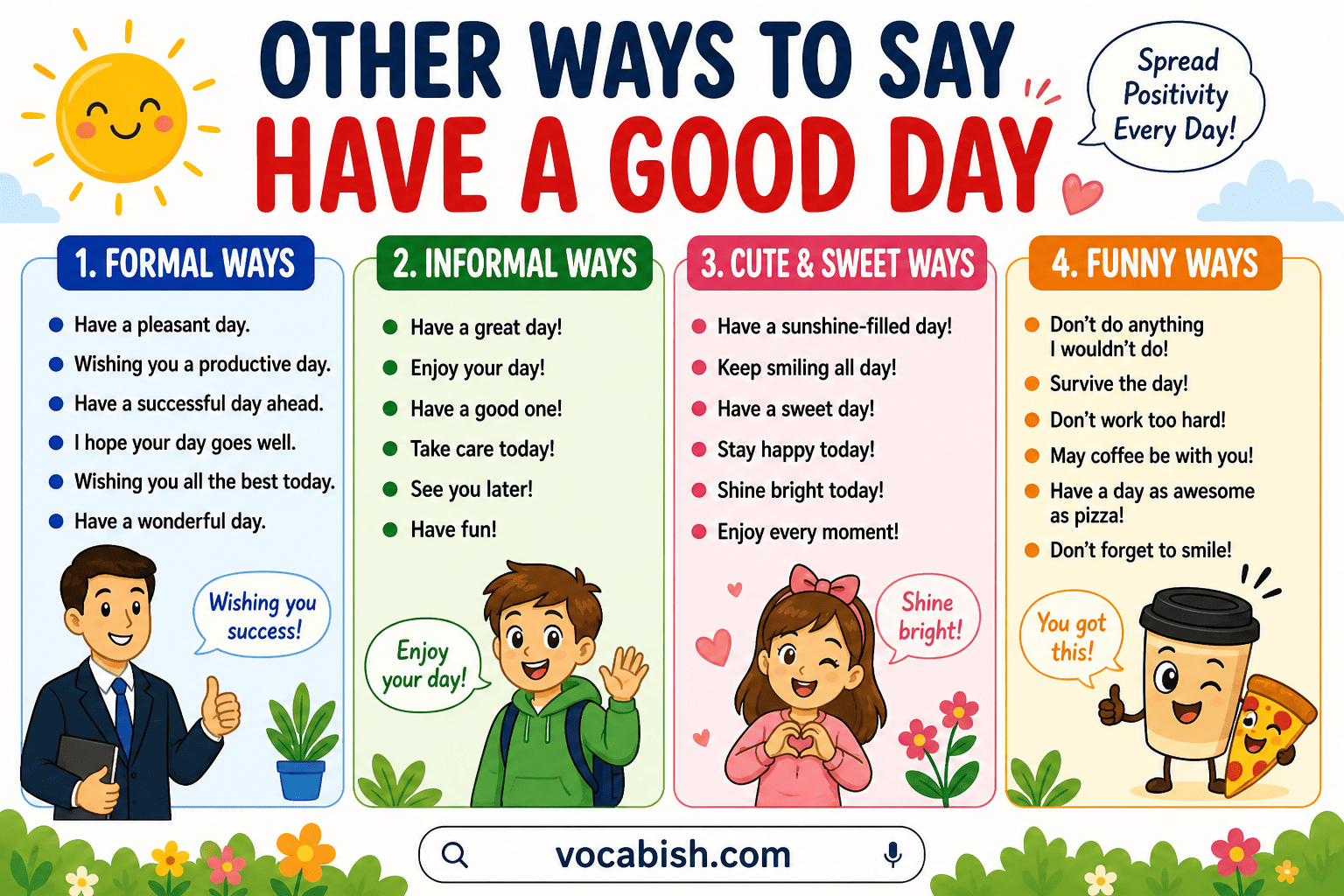 Other Ways to Say Have a Good Day
