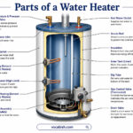 Parts of a Water Heater Diagram Explained with Functions