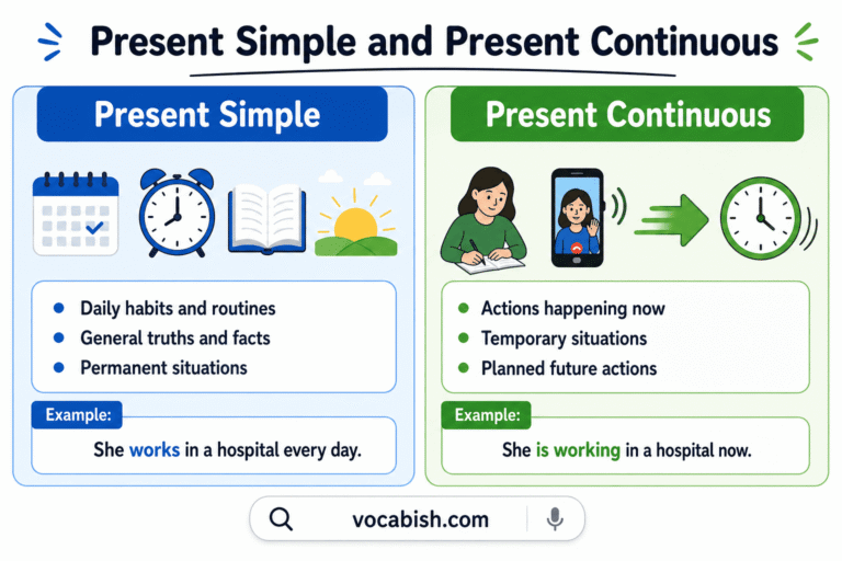 Present Simple vs Present Continuous