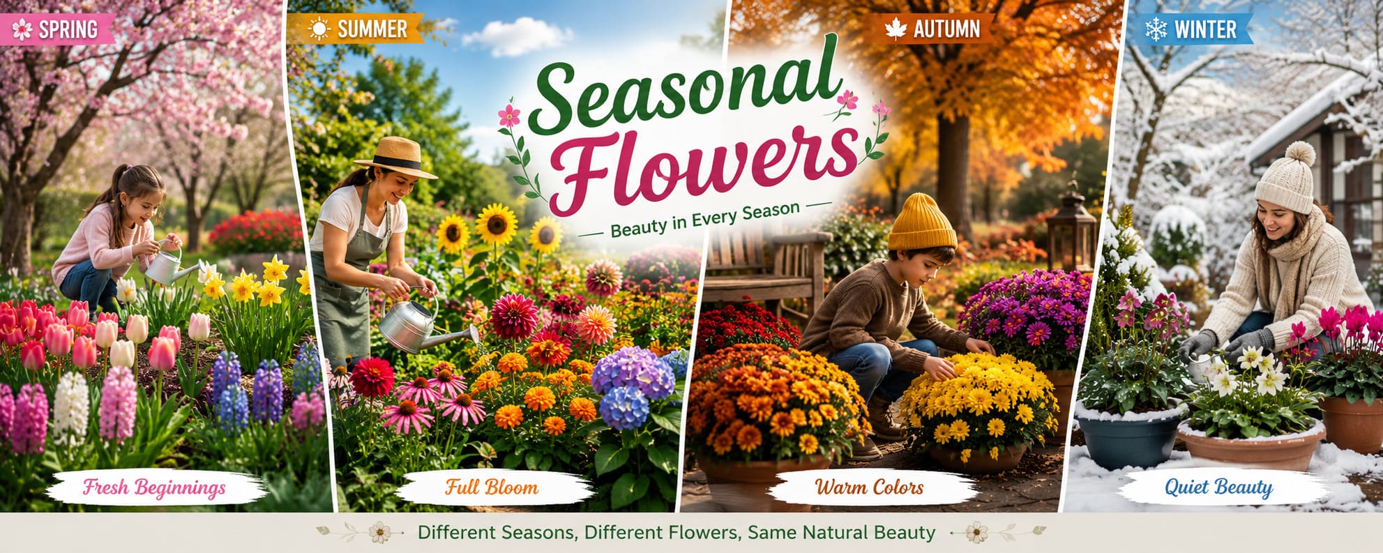 Seasonal Flowers and Their Names with Pictures