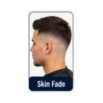 Clean skin fade haircut blending completely into the skin with short textured hair on top.