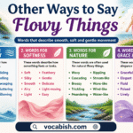Synonyms for Flowy Things