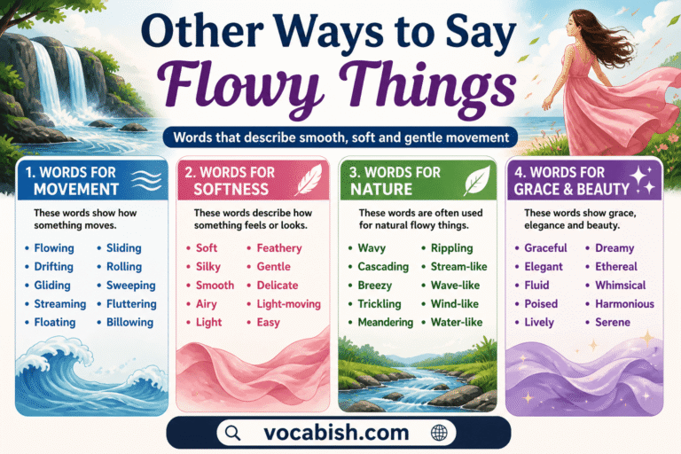 Synonyms for Flowy Things