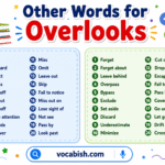 Synonyms for Overlooks