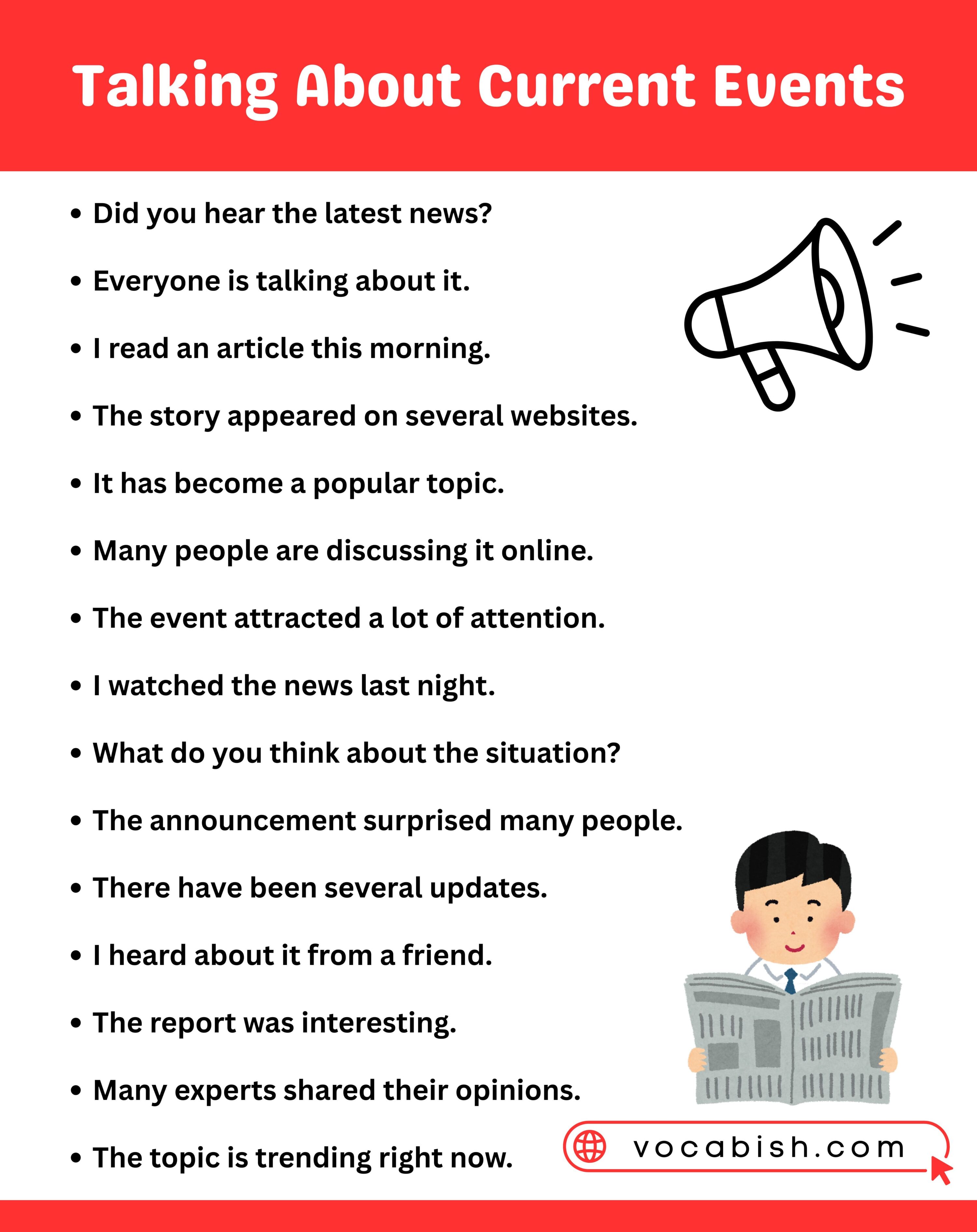 Talking About News and Current Events