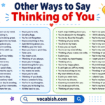 Other Ways to Say Thinking of You in English