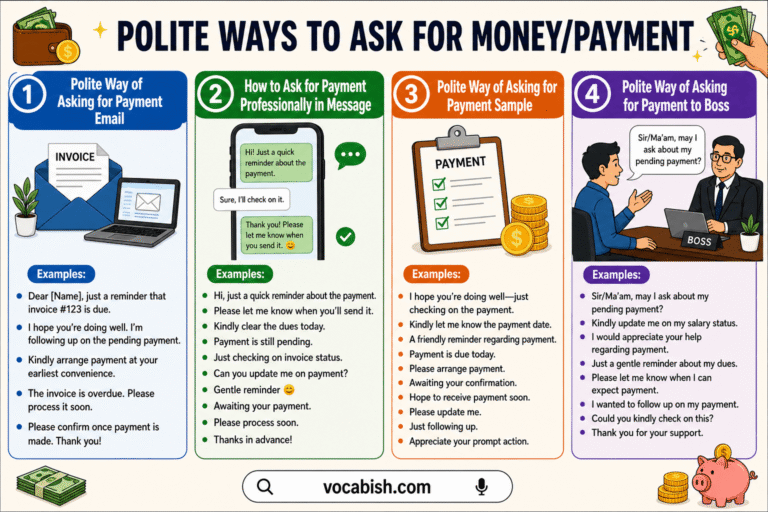 Ways to Ask for Payment Back Politely