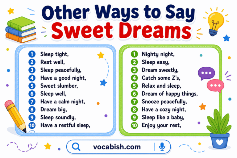 Ways to Say Sweet Dreams in English