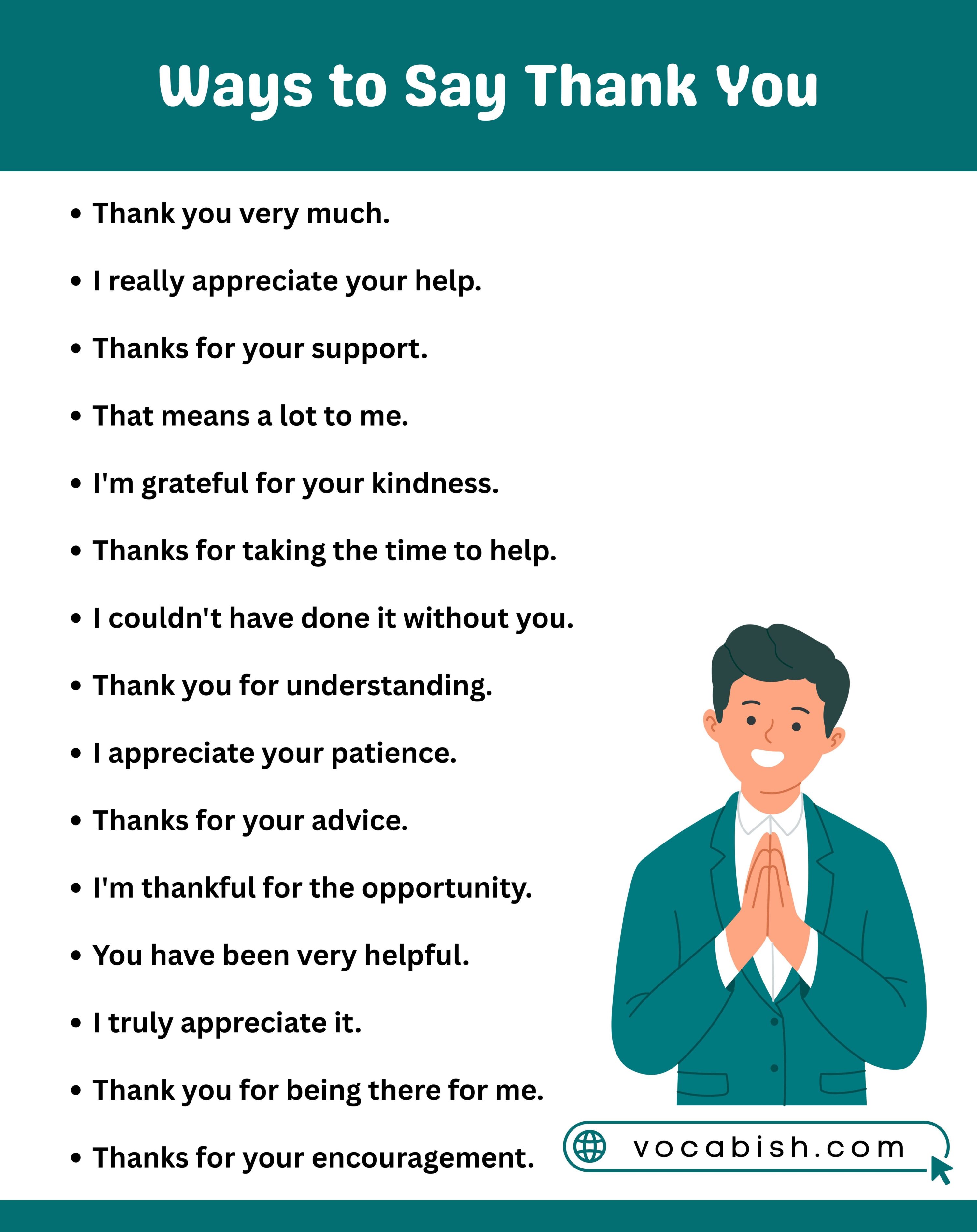 Ways to Say Thank You
