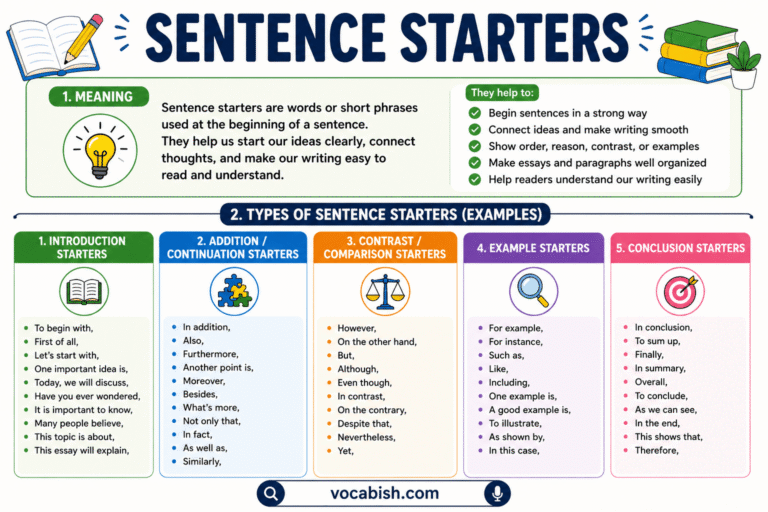What is a Sentence Starter