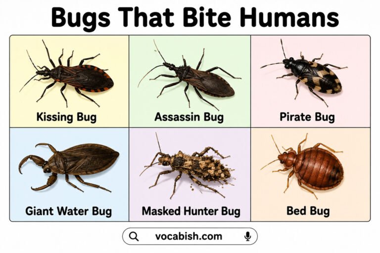 Types of Bugs: Common Bug Names in English with Pictures | Vocabish