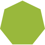 A heptagon is a polygon with 7 sides and 7 vertices.